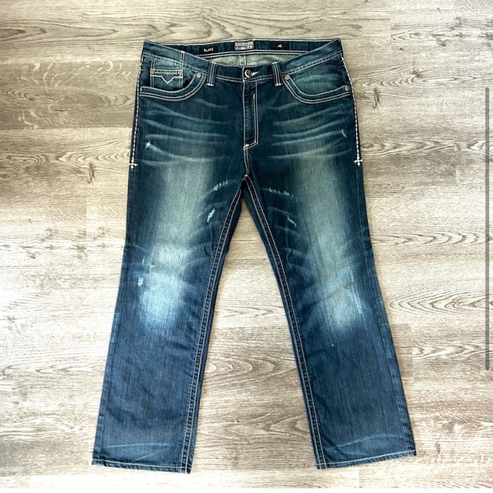Affliction Blake Relaxed Straight Leg Jeans | 40 - Picture 2 of 8